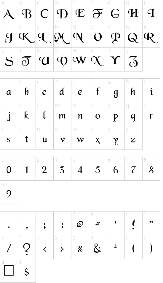 Font VNI Chancery