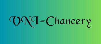 Font VNI Chancery