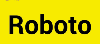 font chữ không chân Roboto